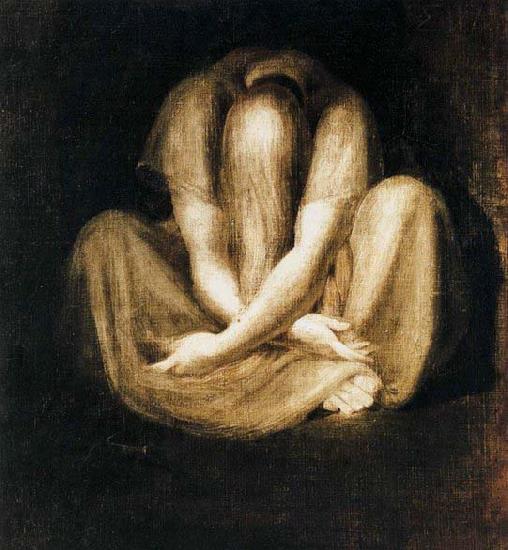 Johann Heinrich Fuseli Silence oil painting picture